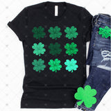 Transfer 000494 - St. Patrick's Day Watercolor Clovers