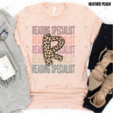 Transfer 000501 - Education Occupation Titles Stacked Word Art Leopard