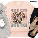 Transfer 000501 - Education Occupation Titles Stacked Word Art Leopard