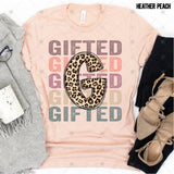 Transfer 000501 - Education Occupation Titles Stacked Word Art Leopard