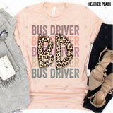 Transfer 000501 - Education Occupation Titles Stacked Word Art Leopard
