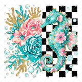 Transfer 000522 - Watercolor Seahorse