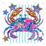 Transfer 000526 - Watercolor and Leopard Crab
