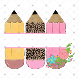 Transfer 000528 - Pencil Frame for Monogramming