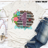 Transfer 000529 - Floral Leopard Grade Set