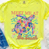 Transfer 000534 - Meet Me at the Beach Sea Turtle