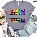 Transfer 000535 - Crayon Frame for Monogramming