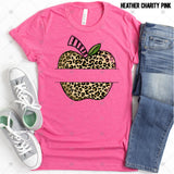 Transfer 000537 - Leopard Apple Frame for Monogramming