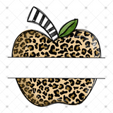 Transfer 000537 - Leopard Apple Frame for Monogramming