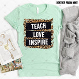 Transfer 000539 - Teach Love Inspire Leopard