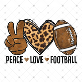 Transfer 000550 - Peach Love Football Leopard