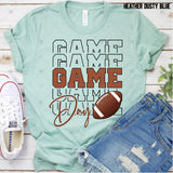 Transfer 000553 - Game Day Cursive Stacked Word Art