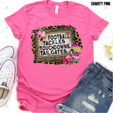 Transfer 000555 - Football Tackles Touchdown Tailgates Leopard
