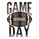 Transfer 000559 - Game Day Football Leopard Stripe