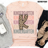 Transfer 000564 - Stacked Word Art Leopard Grade Set