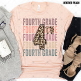 Transfer 000564 - Stacked Word Art Leopard Grade Set