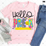 Transfer 000568 - Colorful Smile and Pencil Girl Grade Set