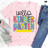Transfer 000568 - Colorful Smile and Pencil Girl Grade Set