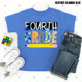 Transfer 000569 - Colorful Smile and Pencil Boy Grade Set