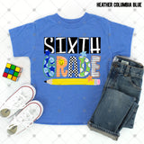Transfer 000569 - Colorful Smile and Pencil Boy Grade Set