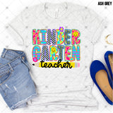 Transfer 000570 - Colorful Smile and Pencil Girl Teacher Grade Set