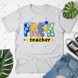 Transfer 000571 - Colorful Smile and Pencil Boy Teacher Grade Set