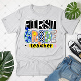 Transfer 000571 - Colorful Smile and Pencil Boy Teacher Grade Set