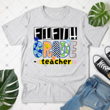 Transfer 000571 - Colorful Smile and Pencil Boy Teacher Grade Set