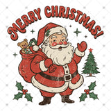 Transfer 000573 - Merry Christmas Vintage Santa
