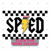 Transfer 000579 - Sped Pencil Lightning Bolt