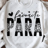 Transfer 000582 - Favorite Para Single Color