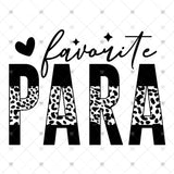 Transfer 000582 - Favorite Para Single Color