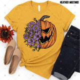 Transfer 000625 - Floral Jack-o-Lantern