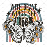 Transfer 000635 - With Brave Wings She Flies