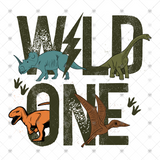 Transfer 000659 - Wild One Dinosaurs Boy