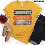 Transfer 000683 -  Thankful Grateful Blessed Black Plaid Leopard