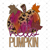 Transfer 000685 -  Hello Pumpkin Leopard