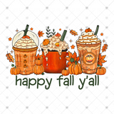 Transfer 000689 - Happy Fall Y'all Pumpkin Coffee