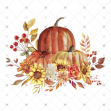 Transfer 000690 - Fall Watercolor Pumpkins