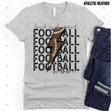 Transfer 000694 - Loud and Proud Football Mom Stacked Word Art