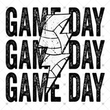 Transfer 000704 - Volleyball Game Day Stacked Word Art