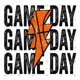 Transfer 000705 - Basketball Game Day Stacked Word Art