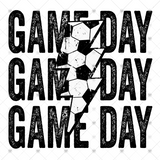 Transfer 000707 - Soccer Game Day Stacked Word Art