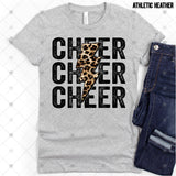 Transfer 000708 - Cheer Stacked Word Art Leopard