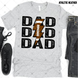 Transfer 000709 - Football Dad Stacked Word Art