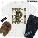 Transfer 000722 - Stacked Word Art Camo Grade Set
