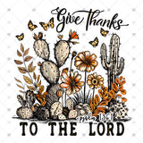Transfer 000724 - Give Thanks to the Lord