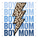 Transfer 000739 - Boy Mom Stacked Word Art Leopard