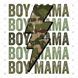 Transfer 000746 - Boy Mama Stacked Word Art Camo