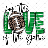 Transfer 000751 - Football For the Love of the Game Leopard